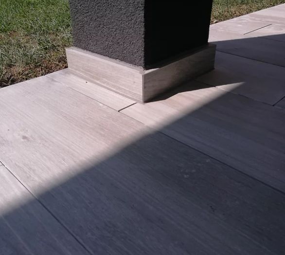 polaganje keramike na zunanjih površinah, Kamnik