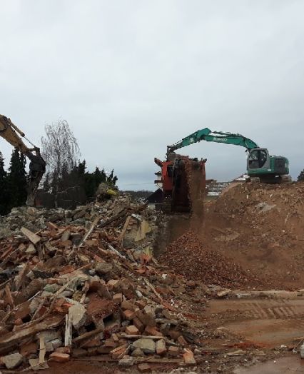 predelava materiala po rušenju