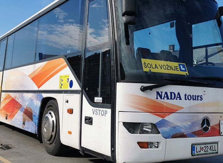 ugodna šola vožnje za voznike avtobusa v Ljubljani